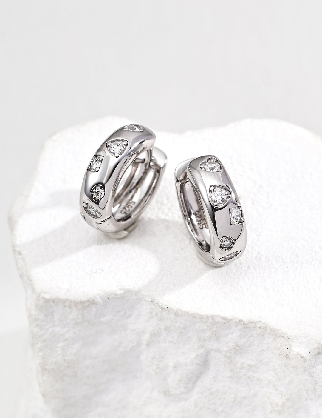 Vintage Zircon Earrings