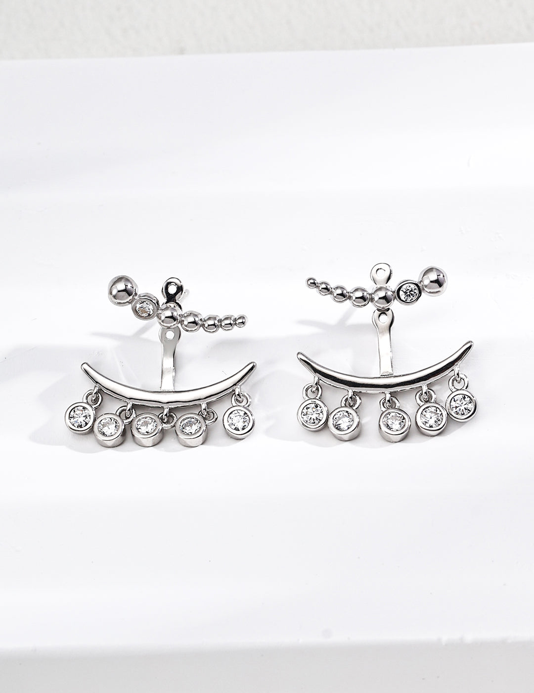 Retro Design Zircon Earrings
