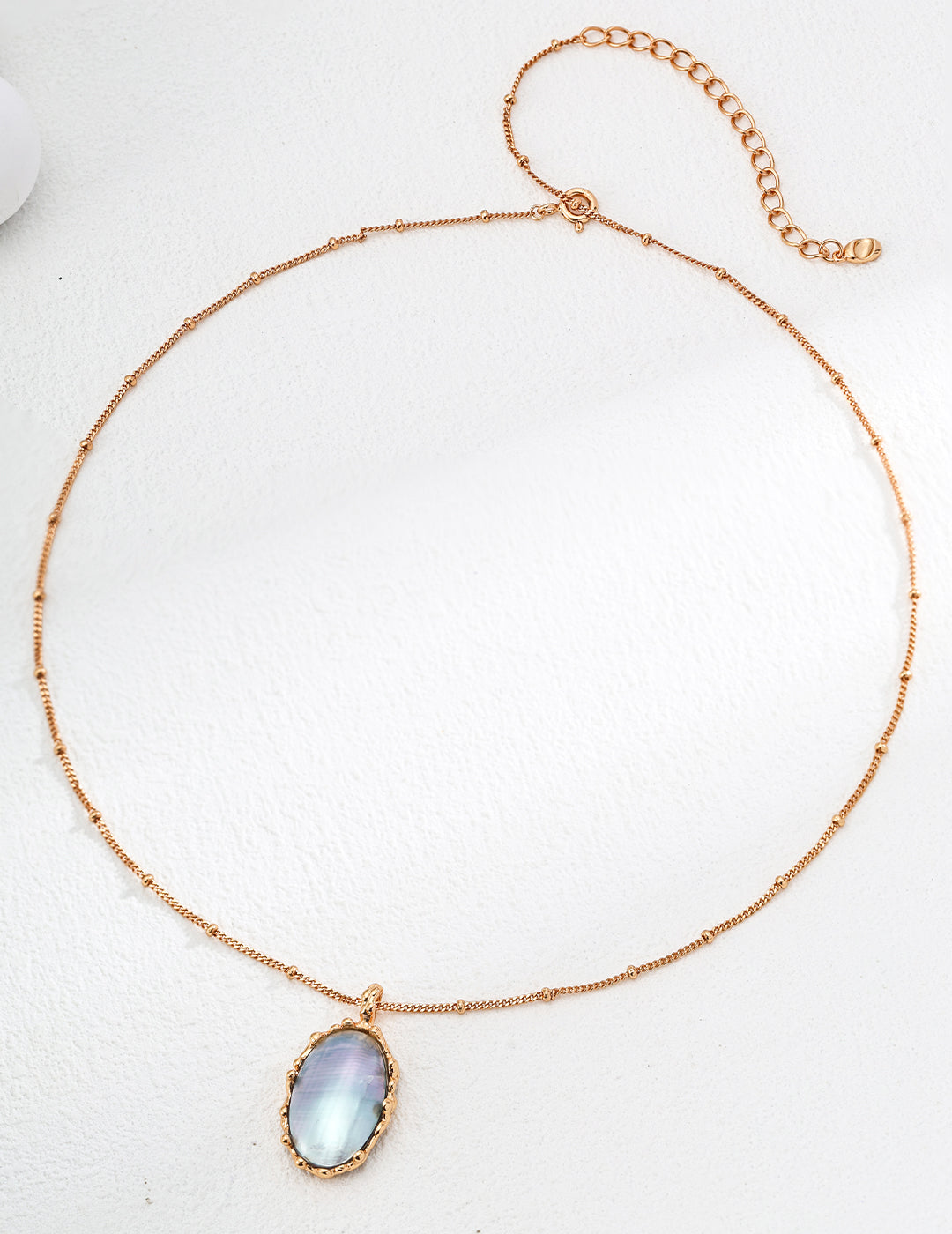 Silver horse shell necklace