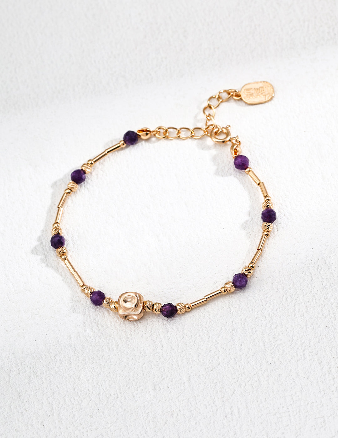 Amethyst lucky bracelet