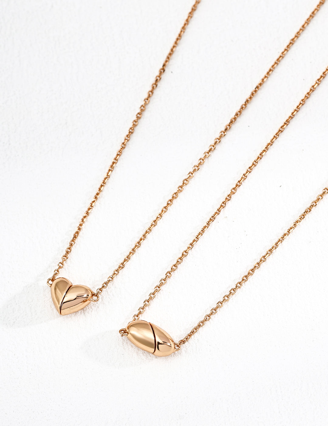 Minimalist heart-shaped necklace