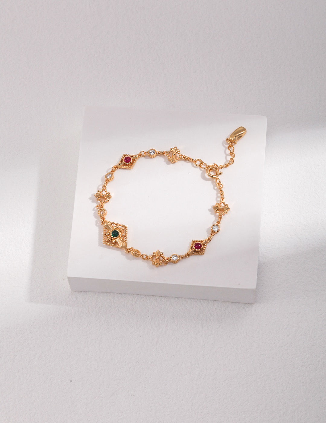 Vintage 18K gold plated jewelry set