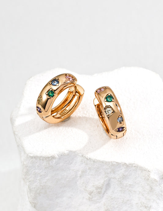 Vintage Zircon Earrings