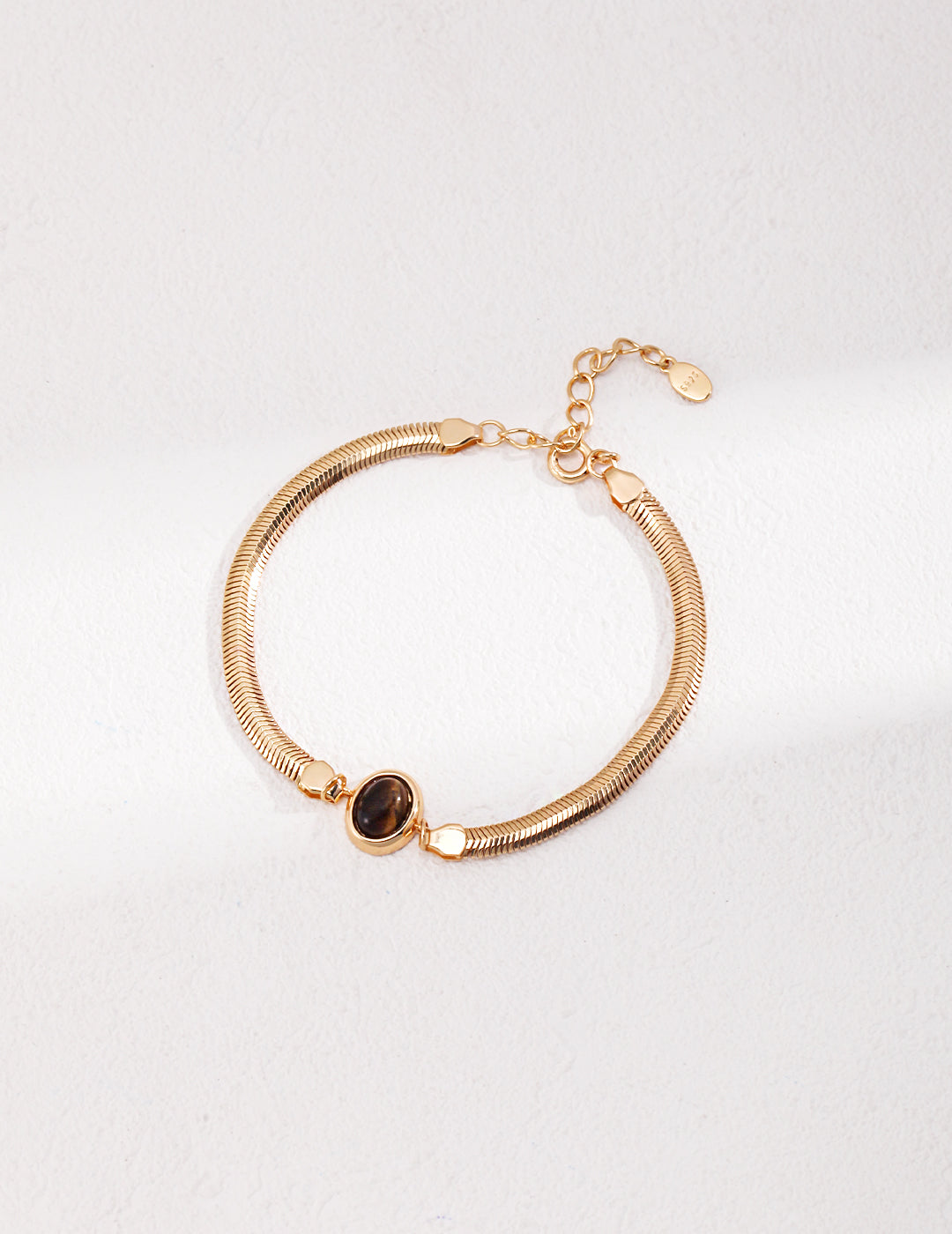 Natural tiger eye temperament bracelet