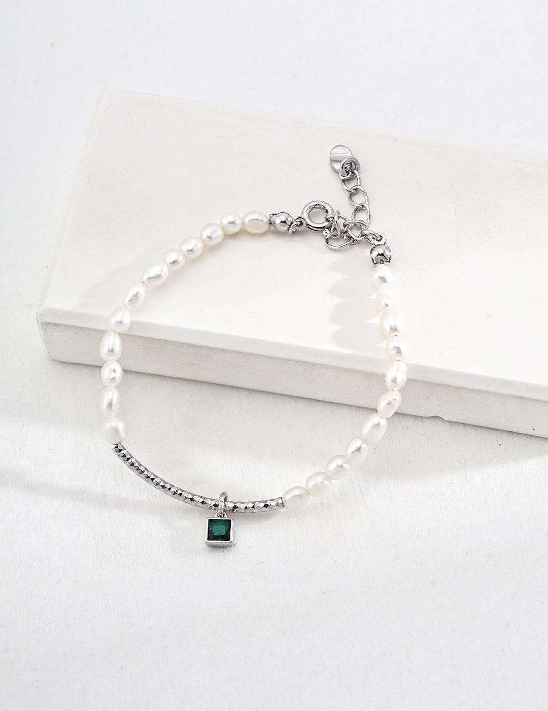 Silver & Pearls Bracelet & necklace